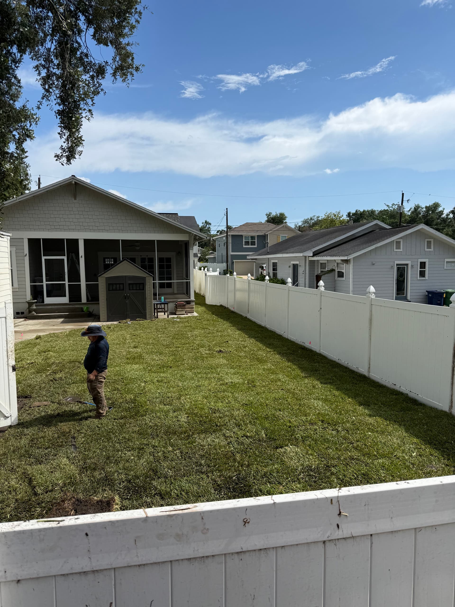 Gallery photos for From Bare Dirt to Green Grass - Tampa Sod Install: Image #4