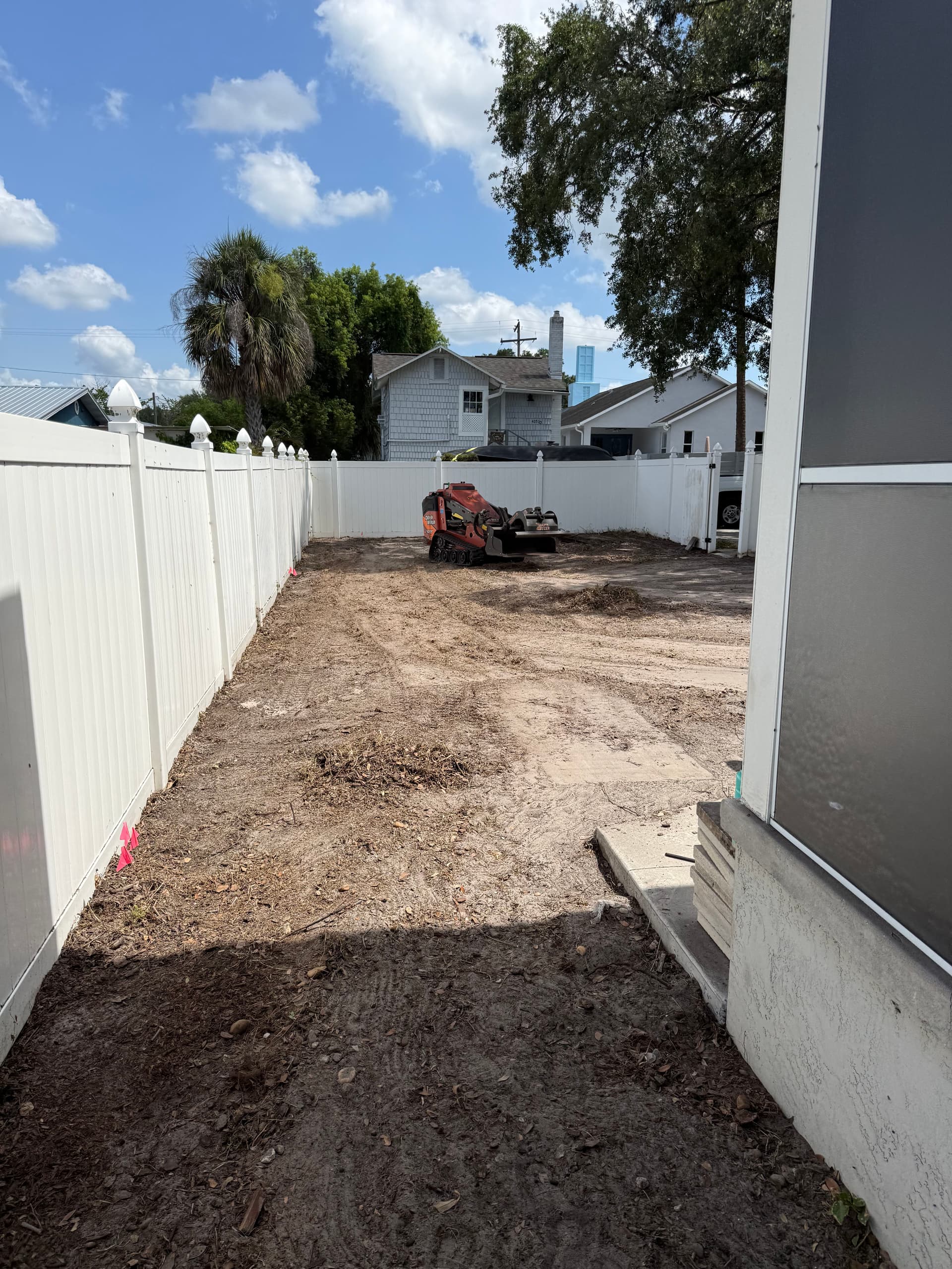 Gallery photos for From Bare Dirt to Green Grass - Tampa Sod Install: Image #1