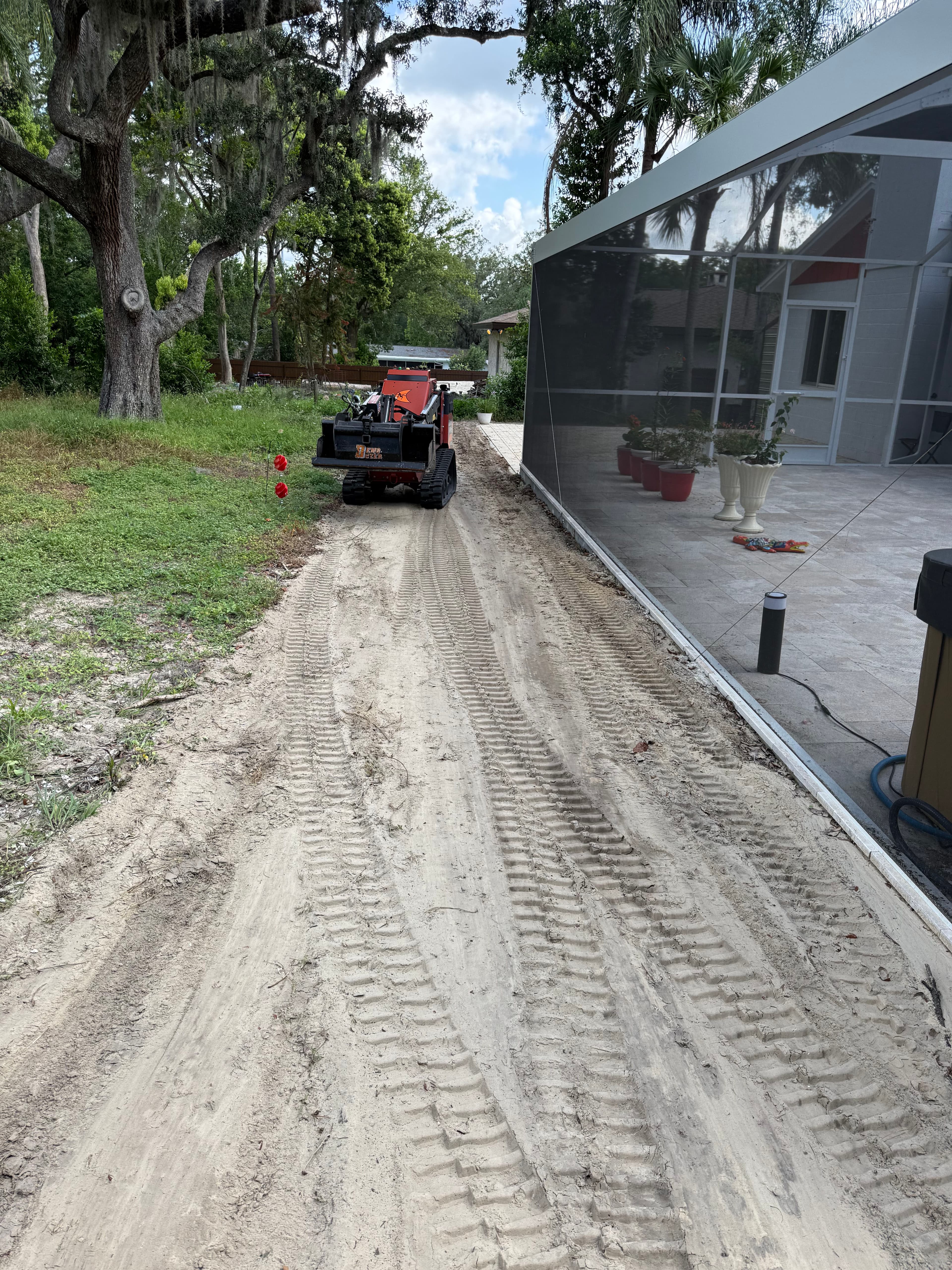 Project Regrade and Rock Install in Temple Terrace image