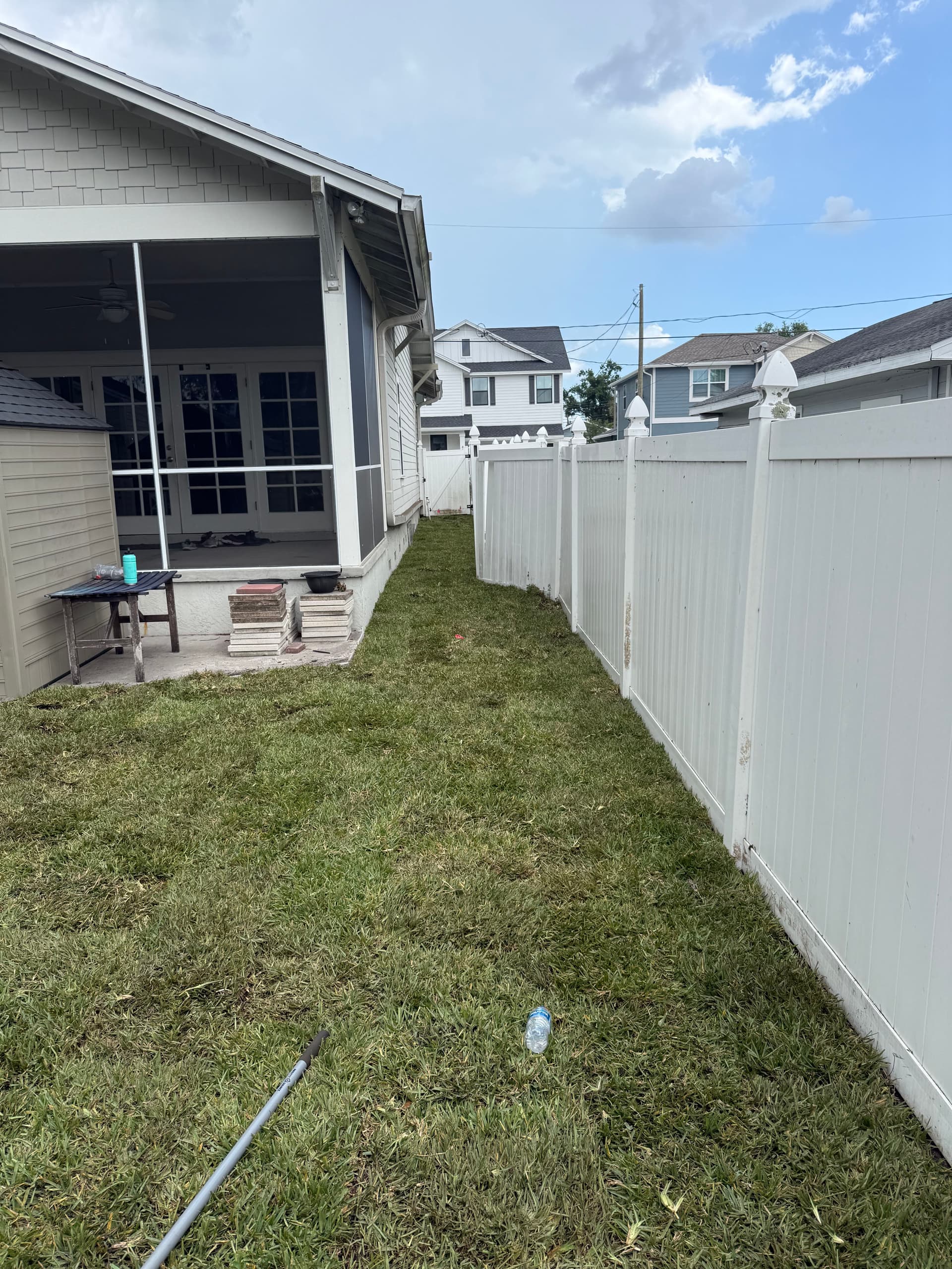 Gallery photos for From Bare Dirt to Green Grass - Tampa Sod Install: Image #3