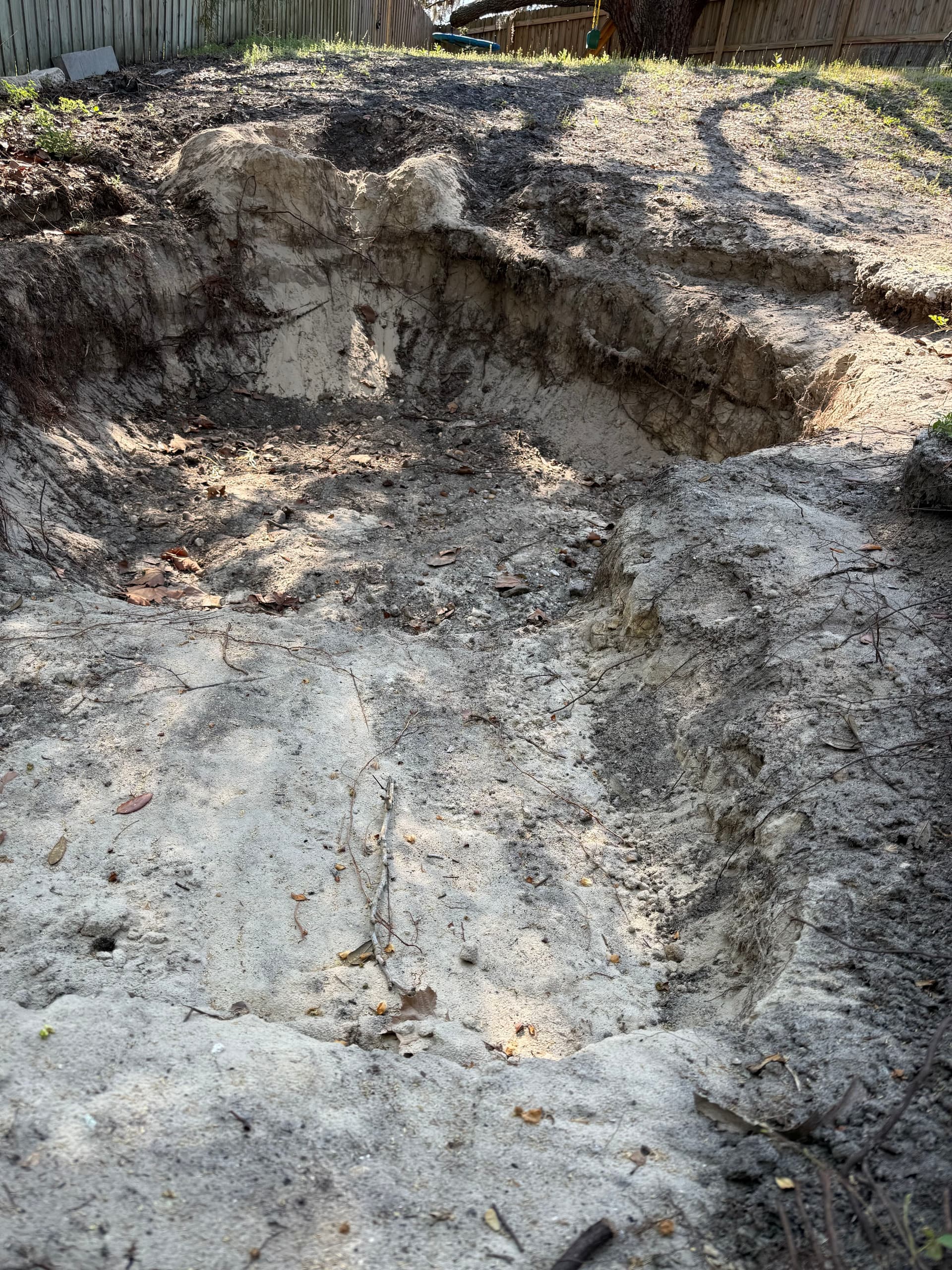 Gallery photos for Koi Pond Removal and Grading in Tarpon Springs: Image #3