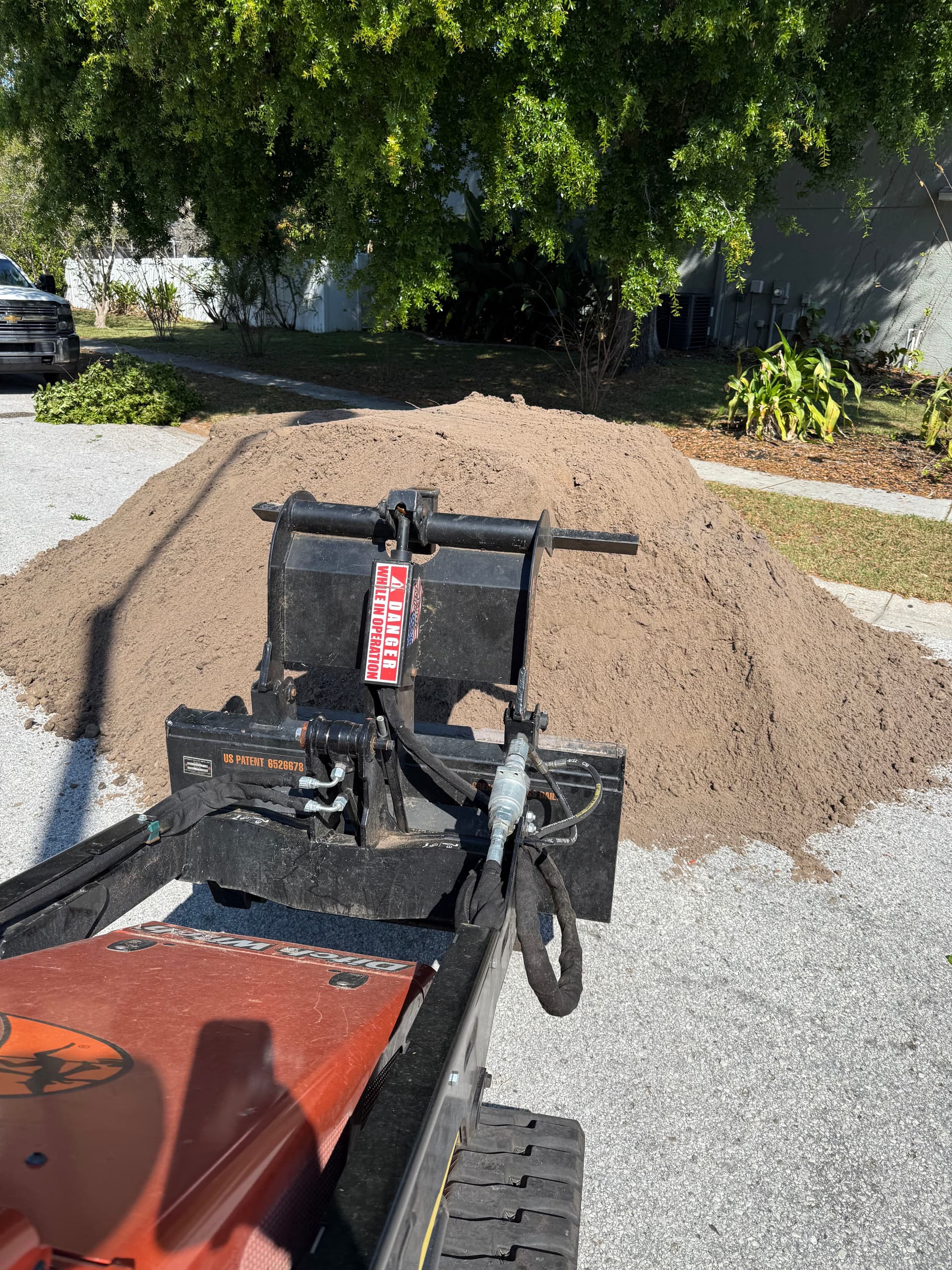 Gallery photos for Koi Pond Removal and Grading in Tarpon Springs: Image #2