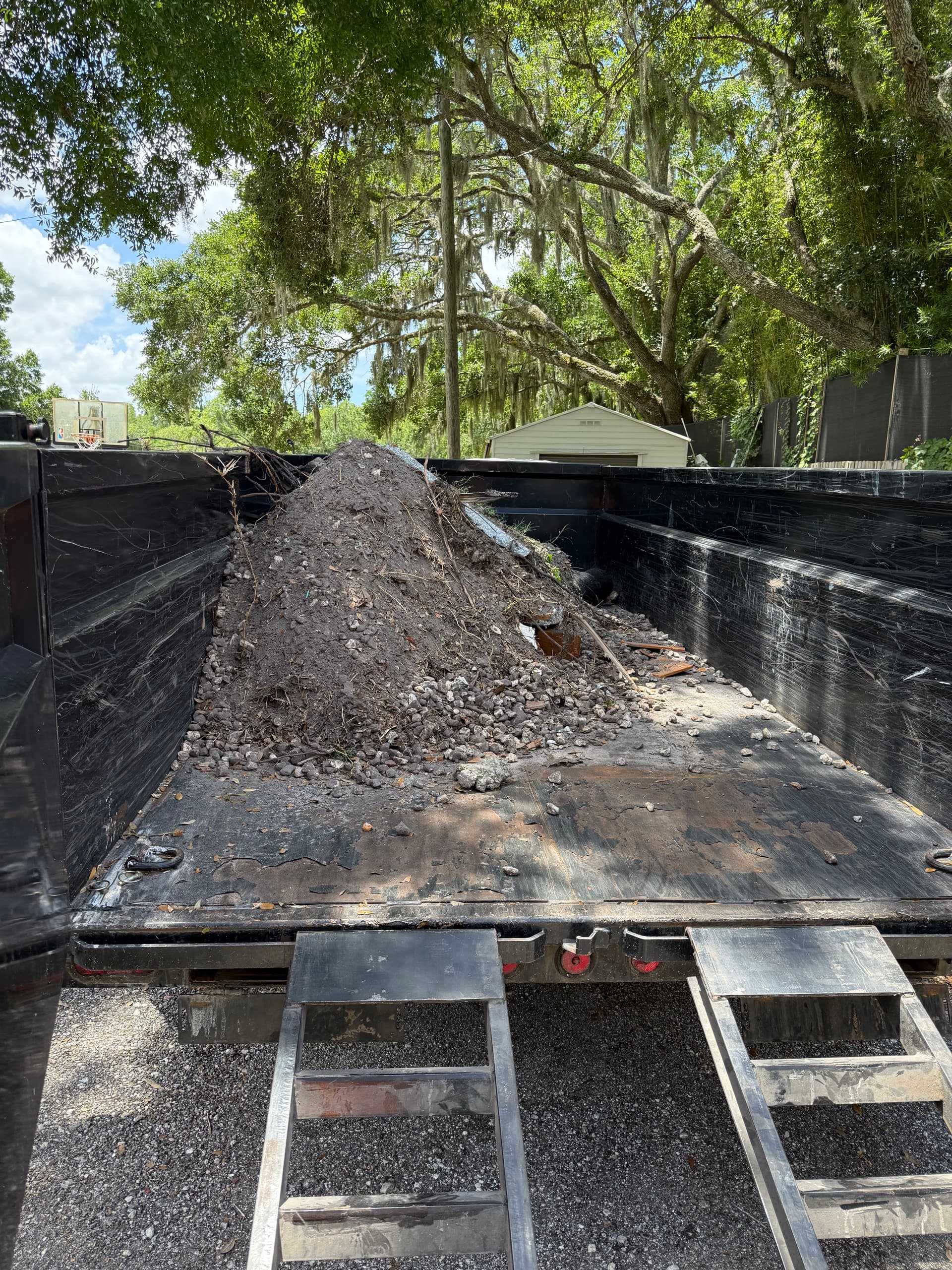 Gallery photos for Scrape and Grade Prep for Turf Install in Lutz: Image #4