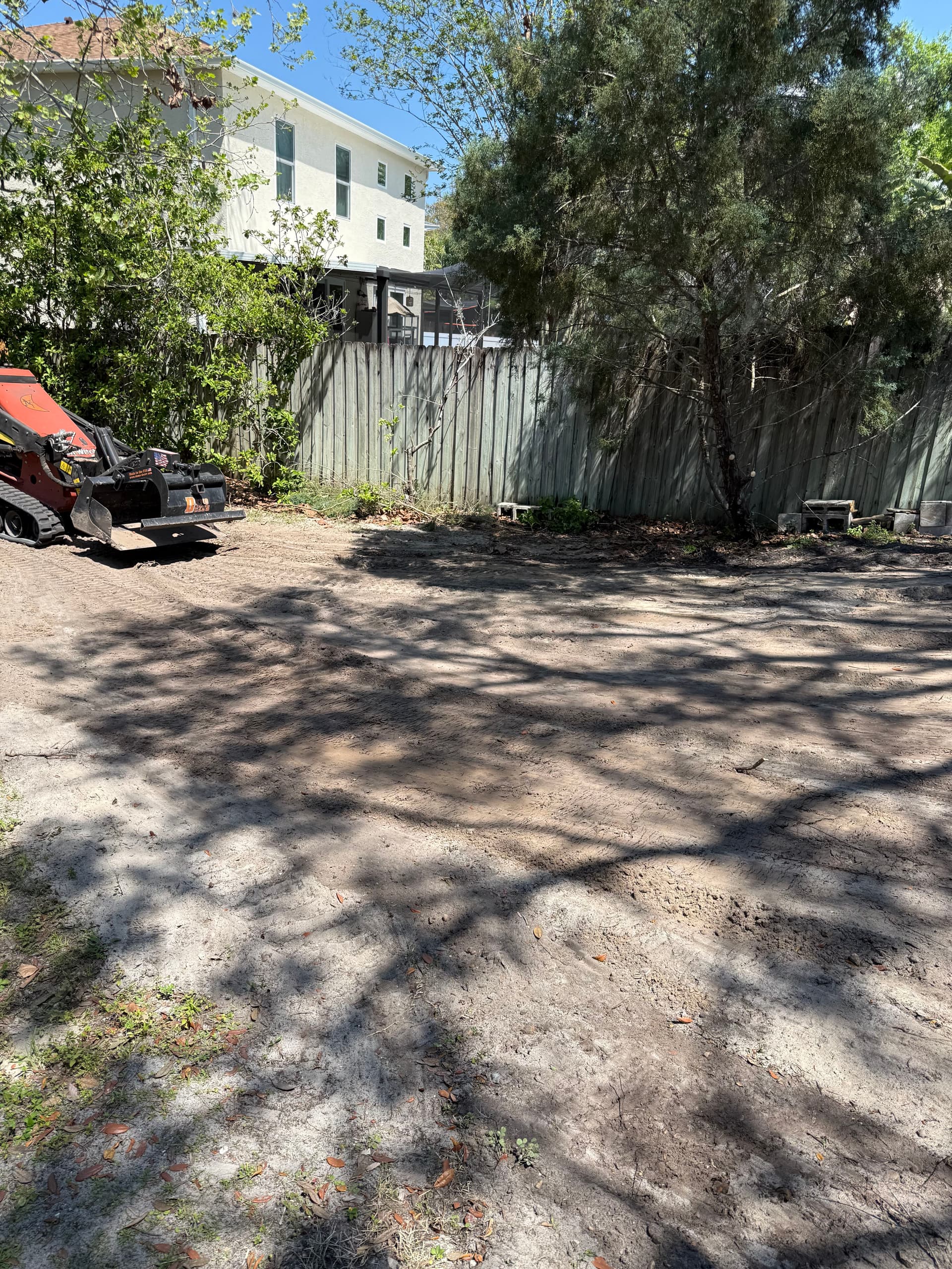 Koi Pond Removal and Grading in Tarpon Springs image